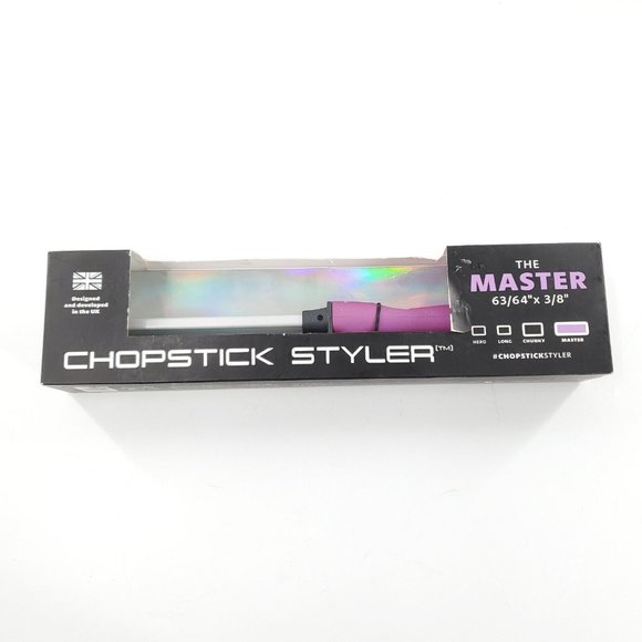 NEW THE MASTER CHOPSTICK STYLER Curling‎ Wand Iron-New - Picture 1 of 4